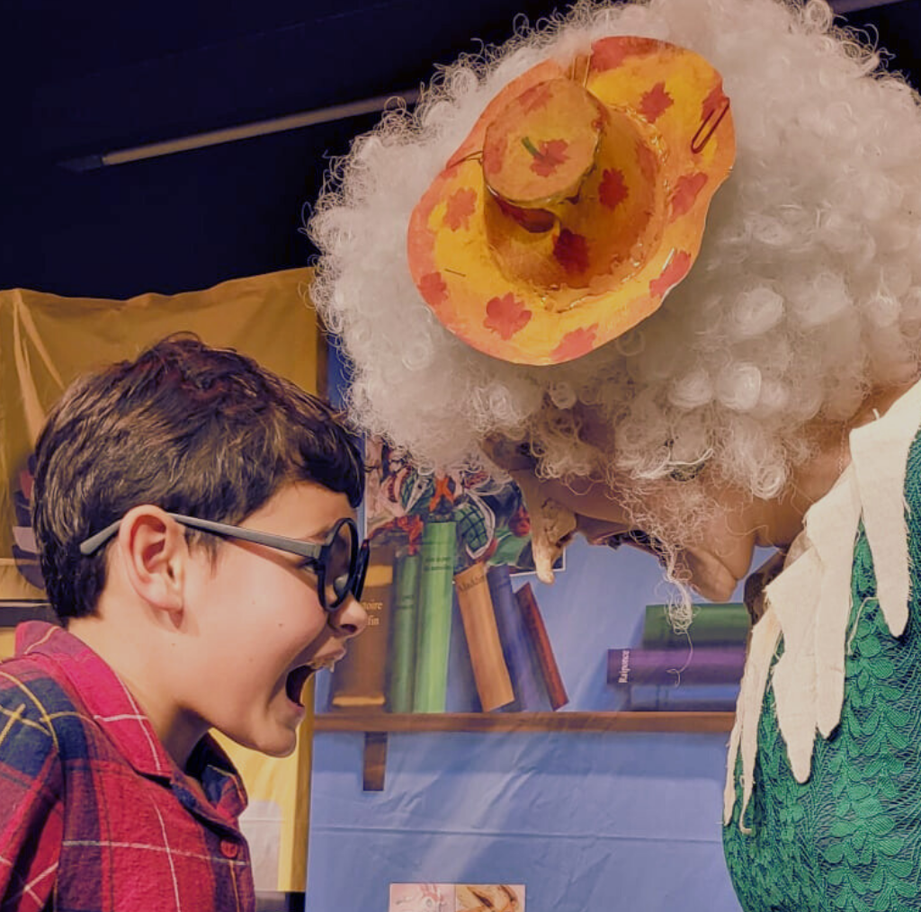 spectacle Cornebidouille enfant école médiathèque